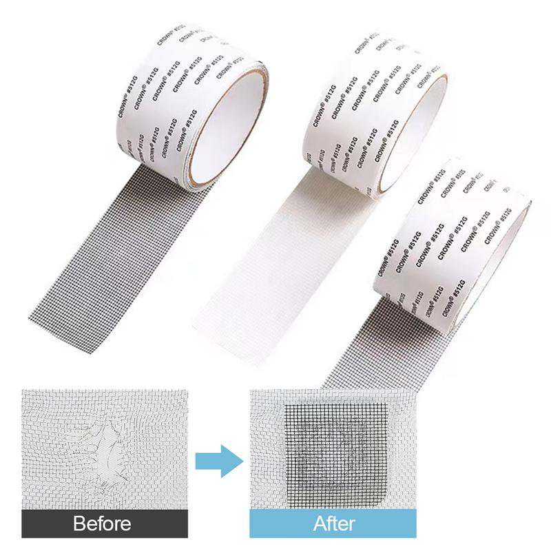 2M Window Screen Mosquito Net Repair Tape Self-adhesive Strong - TikTok ...