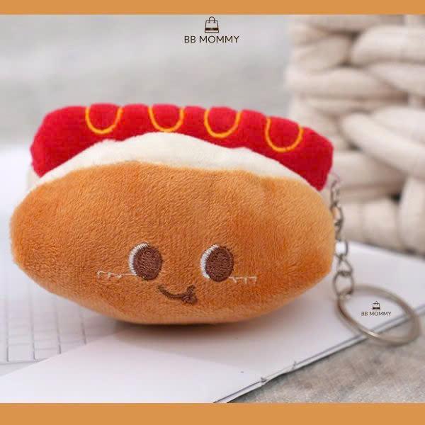 Móc Khóa BB Mommy Thú Nhồi Bông Hình Đồ Ăn Nhanh Vui Nhộn - Charm 2