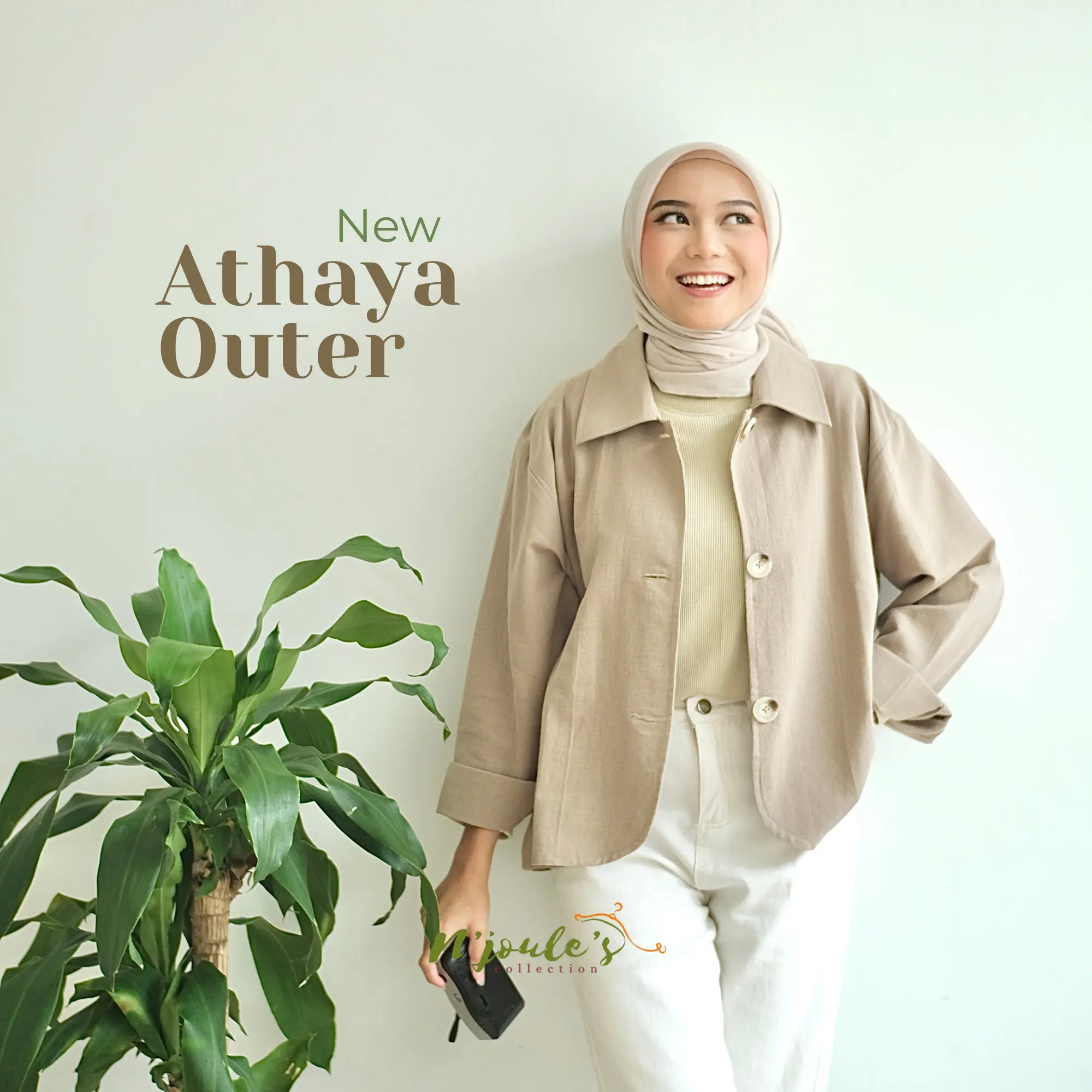 Athaya Outer, outer Linen | Korean outer | Oversized Shirt