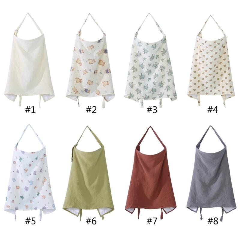 WANG Practical Stroller Blanket Cotton Nursing Cloth Lovely Breastfeeding Apron Gift 3