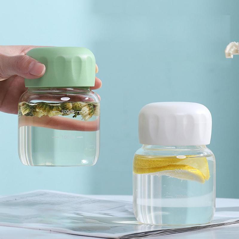 Product Introduction of Bình Nước Thủy Tinh, Dung Tích 300ml, Có Tay Áo Cốc Và Nắp, Cầm Tay Cho Gia Đình, Thích Hợp Cho Bữa Sáng, Cà Phê, Nước Ép, Sữa, R0S8 26