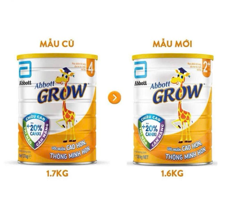 Product Introduction of (Có quà lựa chọn) Abbott Grow 2+ 1.6kg cho bé hỗ trợ phát triển chiều cao bé trên 2 tuổi sua chinh hang 1