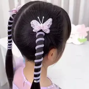 Ikat Rambut Anak Spiral Kartun Tali Rambut Anak Spiral Kartun Lucu Aksesoris Rambut Anak Spiral