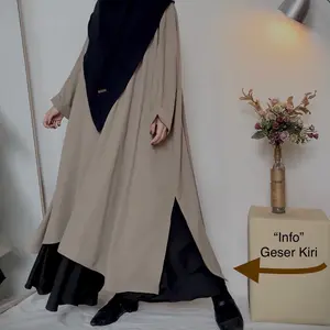 Maryamzali JEMA MIDI ABAYA OVER-SIZE (abaya saja) Muslim Kerudung