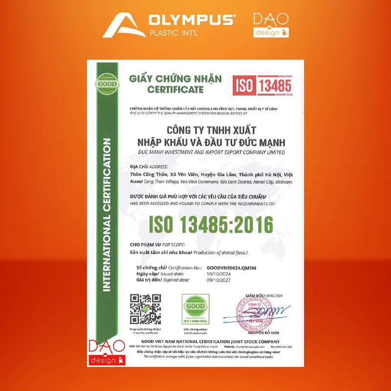 ( Túi 80 chiếc ) Tăm chỉ nha khoa Olympus cao cấp | Tăm chỉ loại 1 | Hàng chính hãng | Tăm chỉ đa năng 3