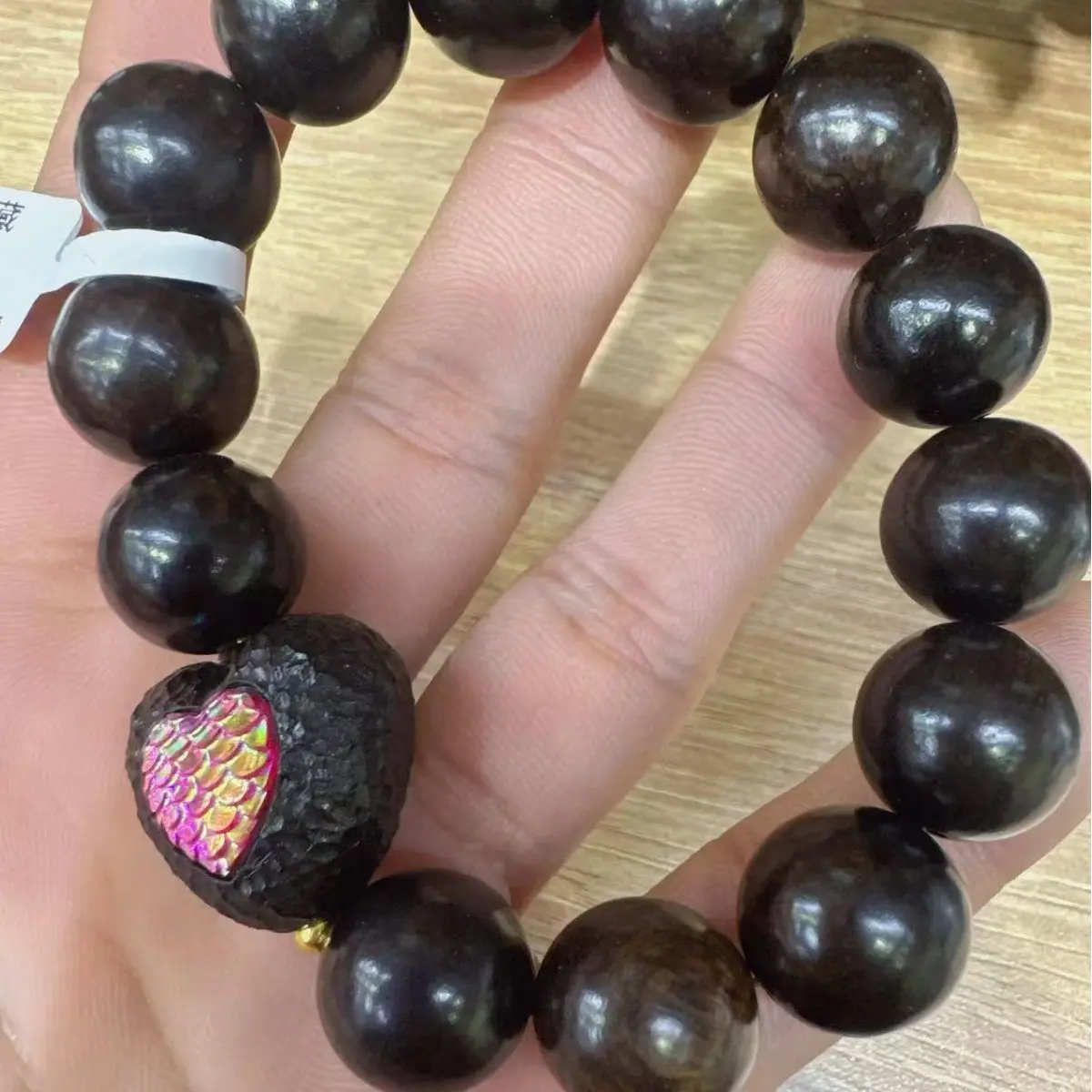 PSY Ebony Purple Gold Mouse Small Leaf Purple Sandalwood Monkey Head Cultural Play Men and Women Fashion Wholesale Bracelet Prayer Beads Handheld Play Source