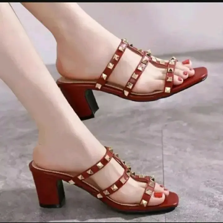 heels hak tahu 5cm PIRAMID Hak Setengah (3-5 cm) Sandal 1