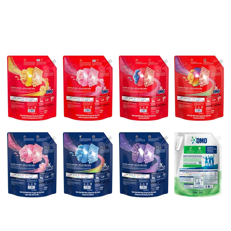 Nước Giặt OMO MATIC Cửa Trên | Cửa Trước | Cửa Ngang Sạch Bẩn Lưu Hương - Túi 3.6KG | 3.7KG 2