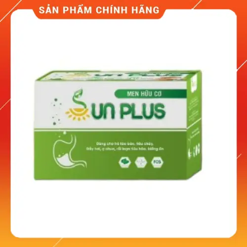 Men Hữu Cơ Sunplus hộp 30 gói Cho Bé Men Vi Sinh