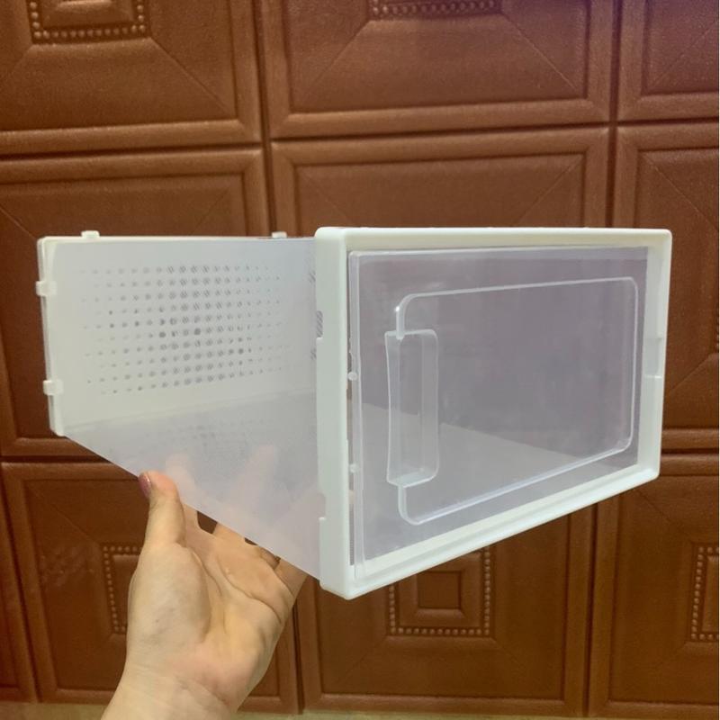 Combo 10 Hộp Đựng Giày Lắp Ghép, Tủ Sắp Xếp Giày Thông Minh Mẫu Mới Chịu Lực 6kg Tặng kèm hút ẩm