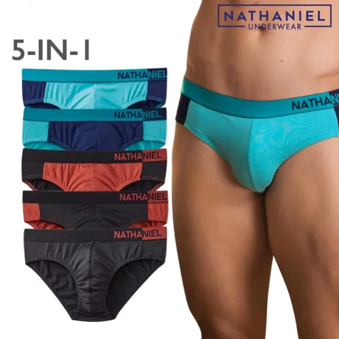 Nathaniel Loganjames Mens 5 in 1 Brief