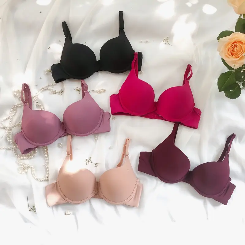 [A44] Áo Lót Nữ Có Gọng Đệm Vừa Evana Với Thiết Kế Cơ Bản Ôm Vòng Một Chắc Chắn Bra Voi Nhung Kem 0