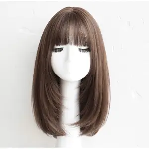 AEGYOSHOPPE - 3563 full wig korea 43-45cm - Rambut Palsu Wig Wanita Korea Style Aesthetic Premium Fiber COD