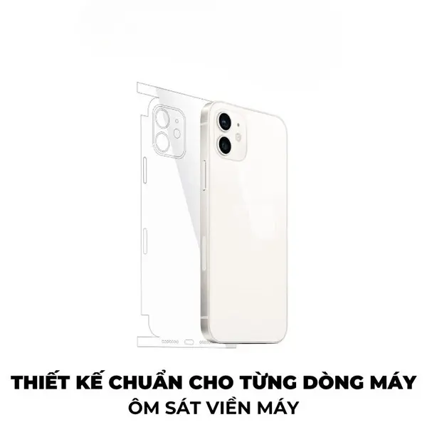 Dán lưng iphone ppf trong suốt full viền,chống trầy xước tự phục hồi các vết tì có đủ dòng từ 7plus - 13promax/14promax. Ốp Case 5