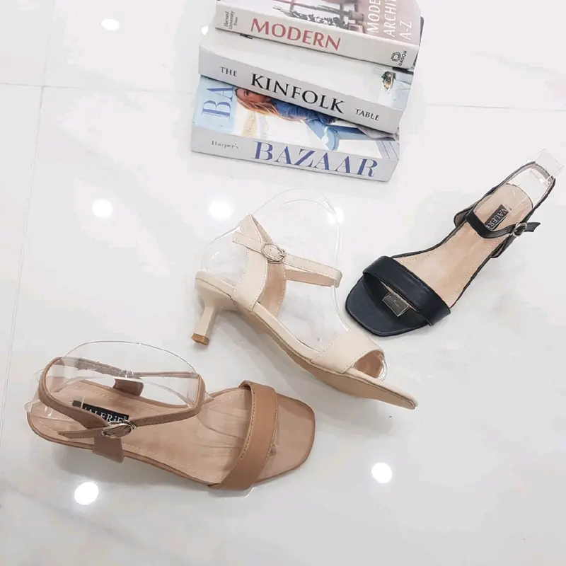 Stefani VALERiE Heels 3cm size kecil 35-40 Sendal Sandal Wanita 3