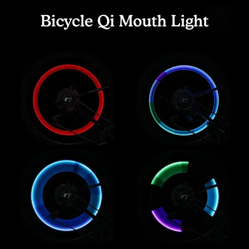 Đèn LED Neon Van, Bộ 2 Chiếc, Trang Trí Lung Linh Xe Đạp, Vỏ Bọc Kín Van Lốp Lốp Xe, Đèn Pin, Cho R5G0 2
