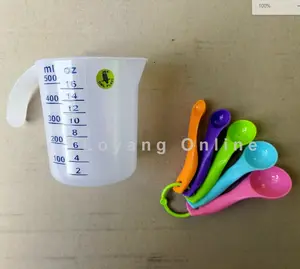 GELAS UKUR 500ML DAN SENDOK TAKAR 5 UKURAN BERBEDA