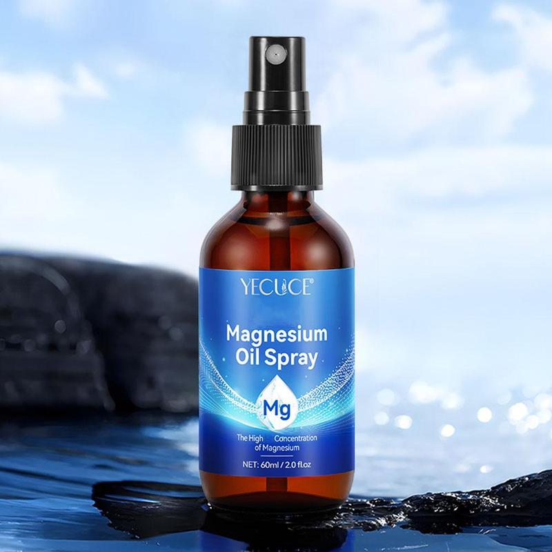 60ml Pure Magnesium Oil Spray, Multi-functional Comfort Moisturizing Body Skincare Oil, Hydrating Body Care Liquid for Women & Men, Body Moisturizer, Back To School, Body Spray, Body Care Products, Christmas Gift, Body Care 1