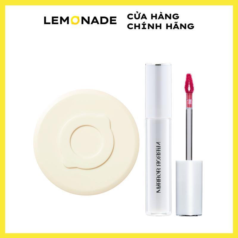  Combo 01 Phấn nước Lemonade Matte Addict Cushion 15g và 01 Son tint bóng không dính siêu lỳ Lemonade Mirror Mirror Water Tint 4g 