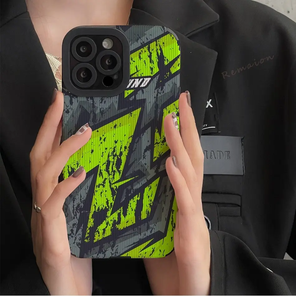 Luxury Art Cartoon Monster Leather Phone Casing for IPhone 11 13 12 14 15 16 Pro Max 7 8 Plus X XR 15Pro XS MAX SE 15Pro Case Silicone Cute Monster Protector Soft Shockproof Cover