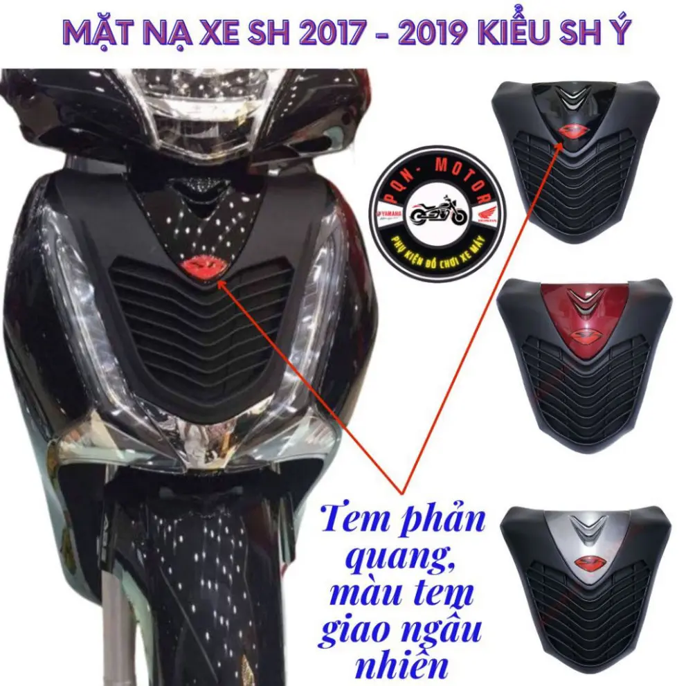 Mặt Nạ Xe Sh 2017 / 2018 / 2019. Sh 125/150i Nhựa ABS Cao Cấp