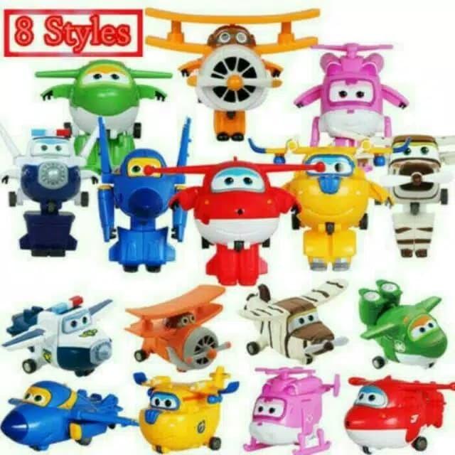 action figure super wings isi 8pcs 1 set 4
