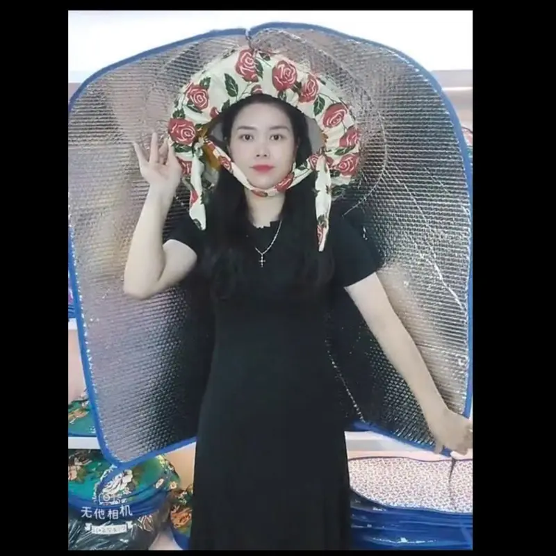Miếng cách nhiệt chống nắng chống mưa che phủ toàn thân có vải  - KHÔNG bao gồm nón lá 2