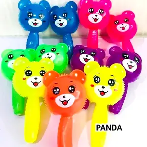 (Buy 1 Get 1 Free) Mainan Bayi Anak Ncit Ncitan Lampu Yoyo Jelly Ubur Ubur Puffer Ball