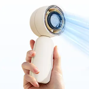 COD 2026 Kipas angin portable USB Kipas angin dengan baterai besar Kipas angin 100 kecepatan untuk bepergian liburan outdoor ringan dan kecil 48 tahan lama baterai silent