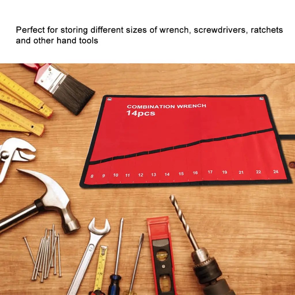 ZL-cuộn Cờ Lê Dụng Cụ, Dụng Cụ Sắp Xếp, Túi Đựng Dụng Cụ Oxford, Túi Đựng Dụng Cụ Sửa Chữa Điện, Thiết Kế Độc Đáo Cho Thợ Sửa Chữa, Cơ Khí