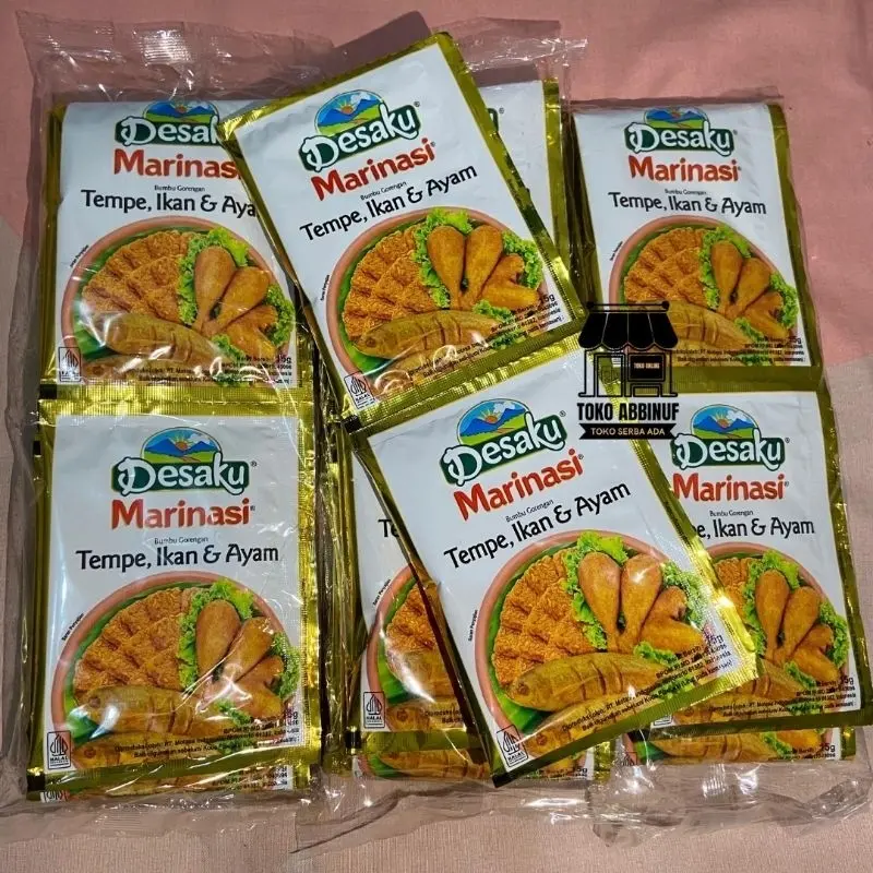 12 PCS - DESAKU BUMBU MARINASI 15g - DESAKU MARINASI TEMPE IKAN DAN AYAM 1 RENCENG