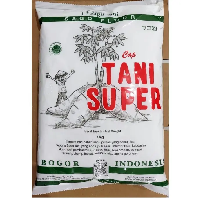 Tepung Sagu Tani Super 1 Kg Putih Alami
