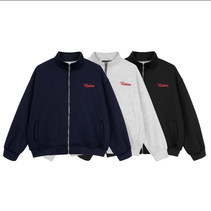 [ DEAL MỞ BÁN ] (FORM BOXΥ)  Áo khoác BOMBER nỉ 2 da NATION áo khoác nỉ 2 da