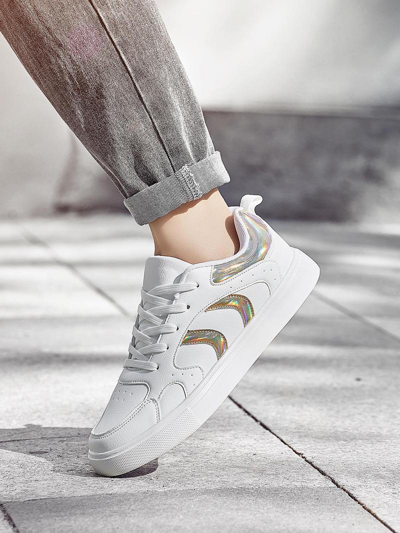 Product Introduction of Men's Fashionable Breathable Low Top Sneakers, Casual Comfortable Sports Shoes for Daily Wear, Male All-match Round Toe Shoes for Daily Wear 7
