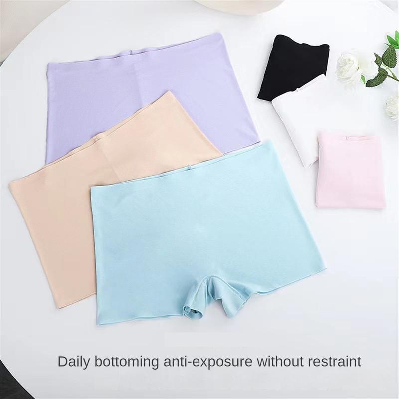 Product Introduction of Quần Lót Boxer An Toàn Dành Cho Nữ, Chất Liệu Lụa Lạnh Chống Chạy, Mỏng Nhẹ, cạp vừa, Không đường May, Thân Thiện Với Làn Da, Co Giãn Và Thoải Mái, Quần Lót Không Đường May 19