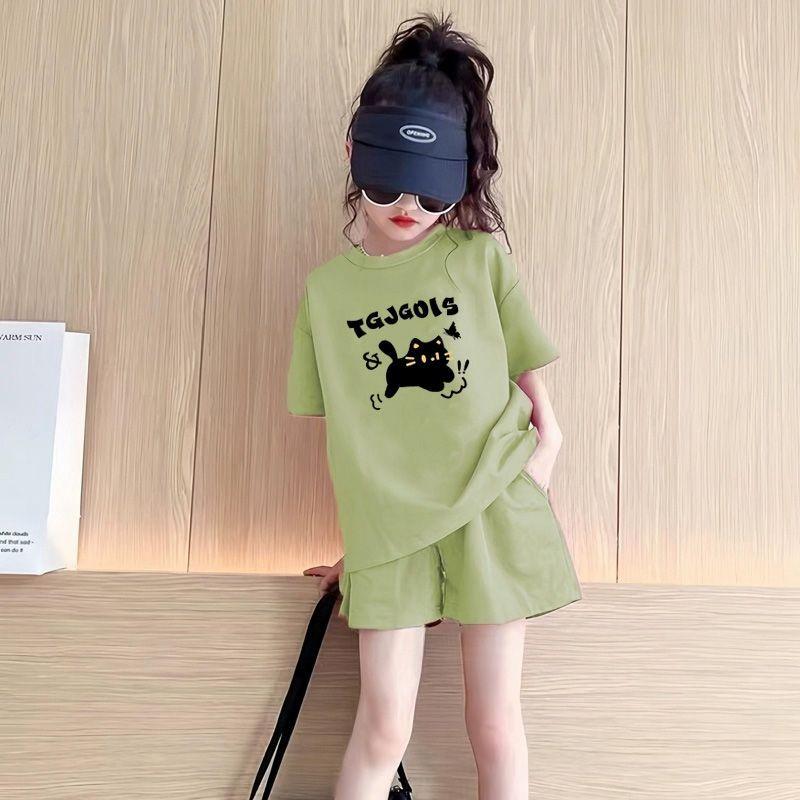 Bộ Đồ Mùa Hè Cho Bé Gái, Thời Trang Phong Cách Phương Tây, Quần Đùi Trẻ Em Mùa Hè, Bộ Đồ Hai Mảnh Thể Thao Đi Chơi, Hàng Mới Về Năm 2025, Bán Chạy Cửa Hàng 3