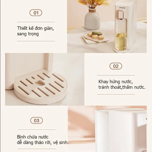 Đun Nước Chuẩn Nhiệt Độ, Kiểm Soát Lượng Nước – Bình Thủy Điện Qcooker, Người Bạn Đồng Hành Mọi Nhà 2