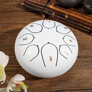 Portable 6-inch Pentatonic Ethereal Drum, 1 Set Worry-free Drum Percussion Instrument with Clear & Pleasant Sound Quality, Musical Instruments & Accessories