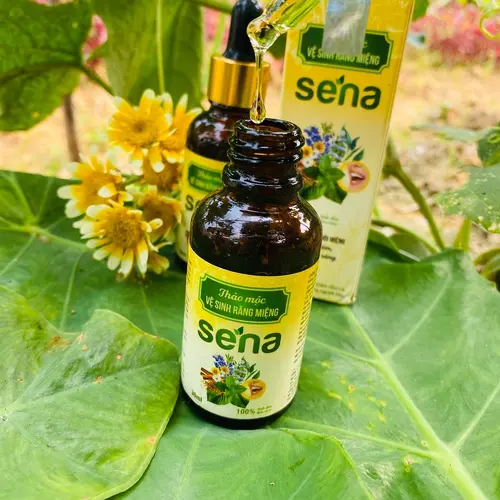 Serum răng miệng thảo mộc sena tặng kèm 1 bàn chải đánh răng - Linh Dược