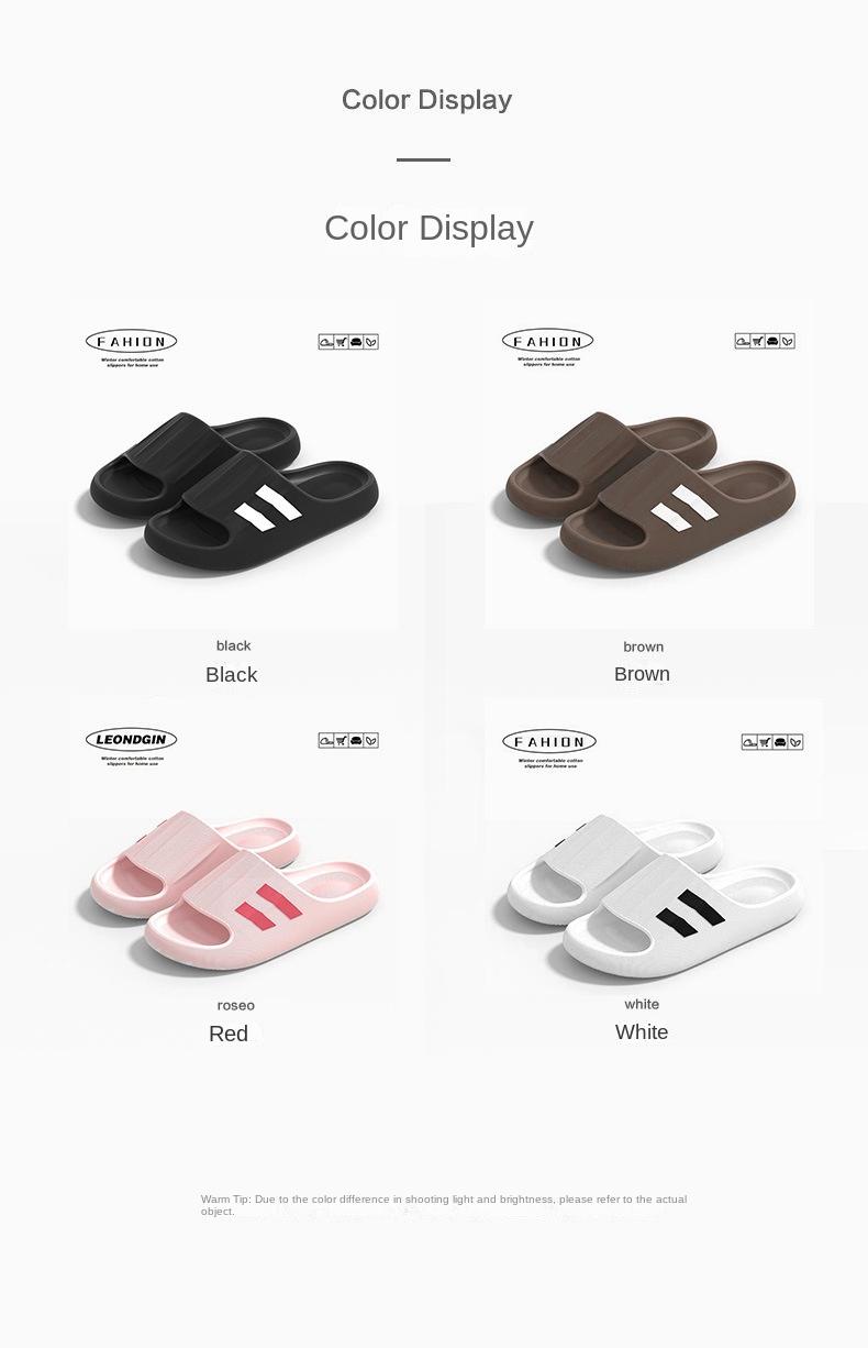 Product Introduction of Dép Lê Mùa Hè, Dành Cho Nam Và Nữ, Đế Dày, Hợp Xu hướng, Không Có Mùi, Có Thể Đeo Ngoài Trời, Đế Mềm, Dép Thường Ngày Đi Biển Cặp Đôi 4