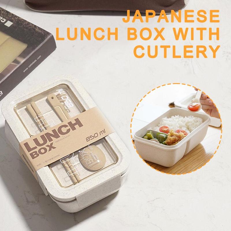 Product Introduction of 1pc Bento Box Leakproof Lunch Containers Cute Lunch Boxes For Spoon/Chopsticks Dishwasher I5X9 24