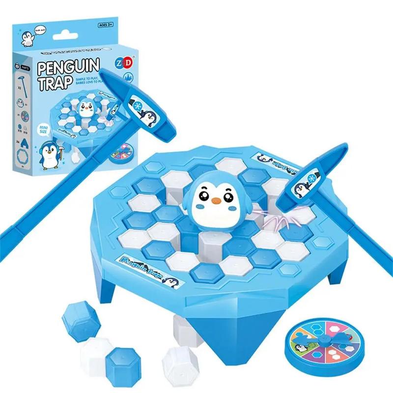 Product Introduction of Penguin Ice Breaking Funny Desktop Game Kid Toy Gifts Who Make The Penguin Fall Off Lose This Game Family Party Activity 36