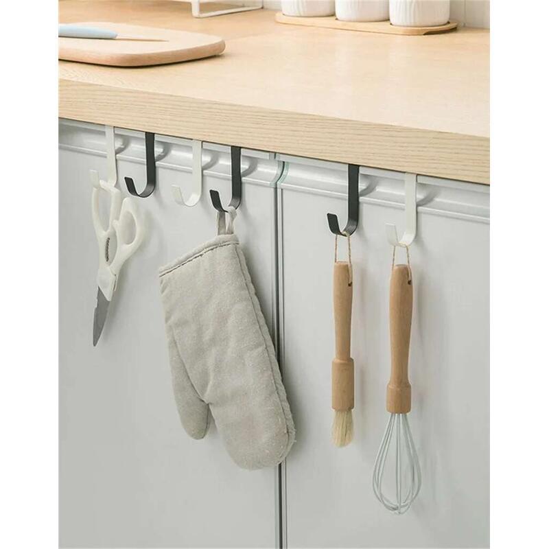 Product Introduction of Multi-Purpose Hooks Kitchen Cabinet Door Back Hanging Rack Clothes Coat Hat Towel Hanger Storage Hook Bathroom Accessories 11