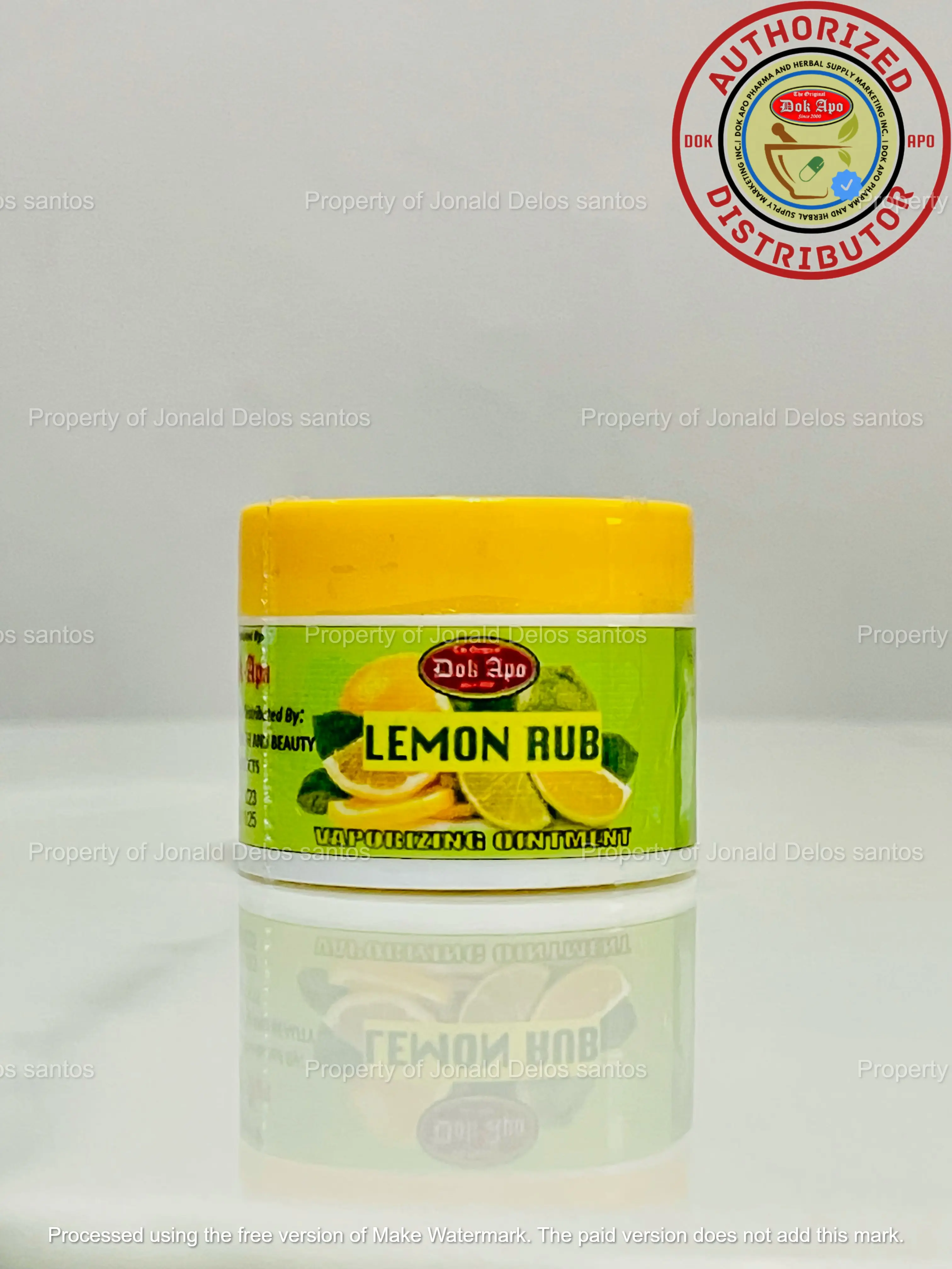 Dok apo Organic Lemon rub 25g Pain relief Rub - TikTok Shop Philippines
