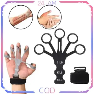 Alat Olahraga Jari Tangan Hand Finger Exerciser Hangping Silicone Finger Grip Trainer Hand Exerciser