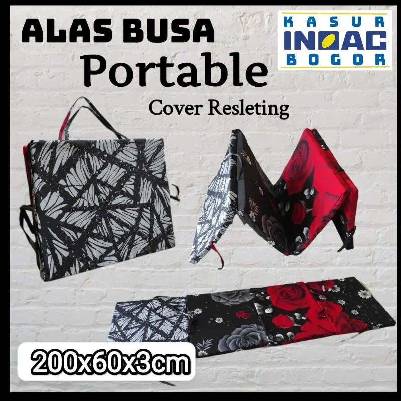 Kasur Lipat Murah / Alas Busa Portable / Kasur Lantai uk 200x60x3cm