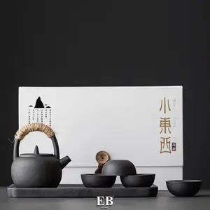 Alat Minum Teh Teapot Gelas / Oriental Ceramic Teapot Set EB Home 1225