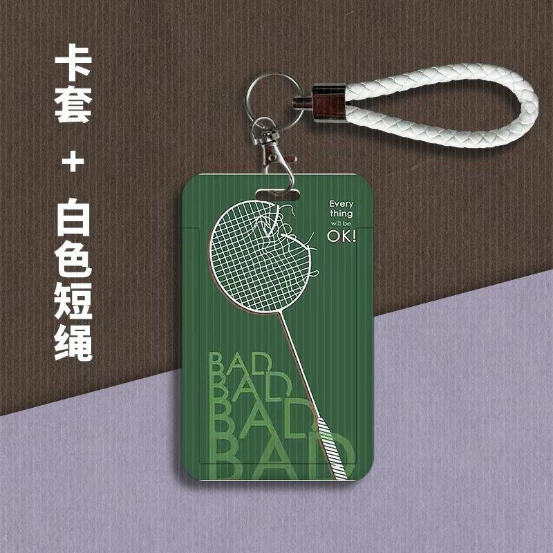 Chủ thẻ trượt, Thiết kế dễ thương của cầu lông, Thích hợp cho sinh viên, Chủ thẻ bữa ăn công cộng và khu vực trường học, Bảo vệ, Chủ thẻ astrox 1dg astrox 1dg long  thủ  cầu  lông long  thủ  cầu  lông long  thủ  cầu  lông 4