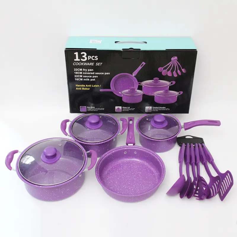 Set Periuk, 13 Keping, Warna Eksport Perdagangan Luar Negeri - TikTok ...