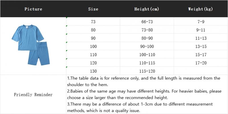 Product Introduction of Brand Children'S Clothing Summer Modal Half Sleeve Middle Pants Style Homewear Pajamas Bellyband Children'S Suit 11